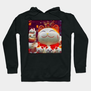 Chinese Lucky Cat Hoodie